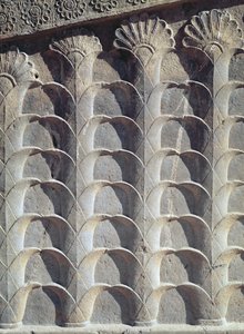 Dekorativt relief fra den østlige trappe af Apadana (Audience Hall) Achaemenian periode, 550-330 f.Kr. af Persian School