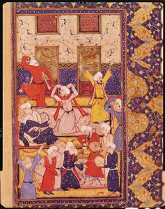 Fol.5r Indvielsesdans, fra en bog med digte af Hafiz Shirazi (ca. 1325-c. 1388) af Persian School
