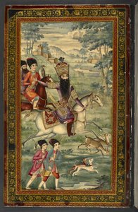 IO Islamic 3558 Portræt af Fath-Ali Shah Qajar, 