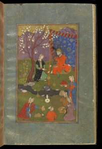 Jamshid i Khurshid, ca. 1600 af Persian School