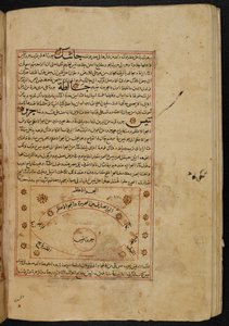 MS eller. 3623, fol. 49b Byplan for byen Tinnis, illustration fra 