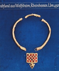 Vedhæng, fra Wolfsheim Tomb Treasure, ca. 378 (guld)