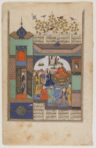 Shirin før Shiruya, ca. 1600 af Persian School