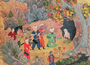Sultan Iskandar besøger en eremit fra 