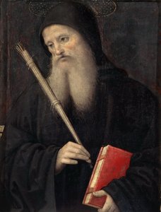 Sankt Benedikt Predella fra San Pietro Polyptykon, ca. 1497.