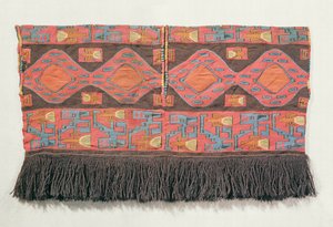 Skjorte af interlock uldtæppe, Nazca Culture (tekstil) af Peruvian School