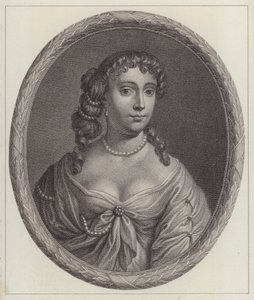 Anne Hyde, hertuginde af York, første kone til kong James II (gravering)