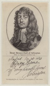 Henry Bennet af Peter (after) Lely