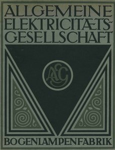 Titelside på en AEG-produktbrochure
