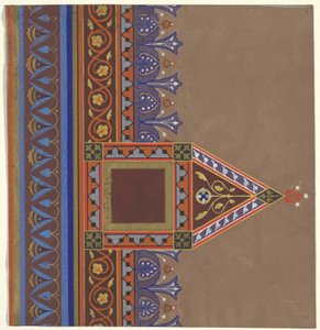 Indretningsdesign til Brooklyn Library, 1868-69