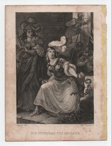 Jomfruen af Orleans, ca. 1840 (kobberstik) af Peter Carl Geissler