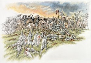 Slaget ved Hastings, 1066 c1990-2010 af Peter Dunn