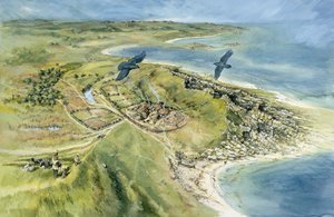 Nornour, Isles of Scilly, 500 f.Kr., c 1990-2010 af Peter Dunn