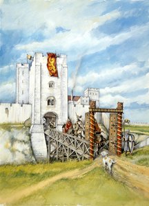 Gamle Sarum, 1140, c1990-2010 af Peter Dunn