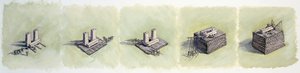 At rejse en overligger, Stonehenge, forhistorisk, c1990-2010 af Peter Dunn