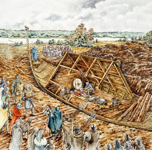 Sutton Hoo skibsbegravelse, 7. århundrede, 1990-2010