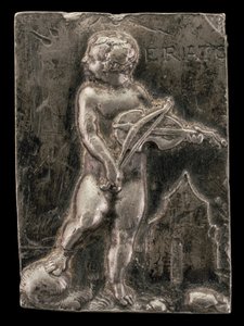 En Putto symboliserer Muse Erato, ca. 1540.