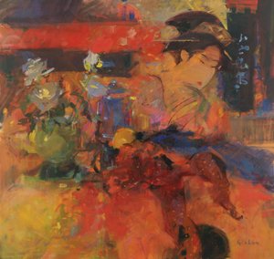 Sommer roser af Peter Graham (Contemporary)