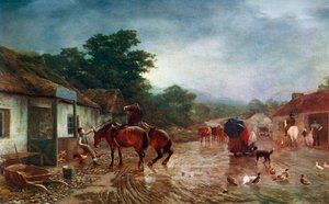 En regnvejrsdag, 1870, 1912.