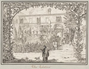 Palatinervilla, 1830. af Peter Heinrich Lambert von Hess