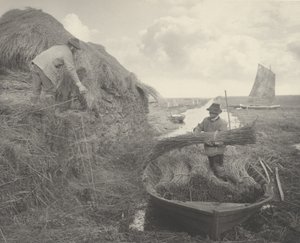 Ricking the Reed, 1886. Skabere: Dr. Peter Henry Emerson, Thomas Frederick Goodall. af Peter Henry Emerson, Thomas Frederick Goodall