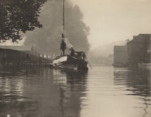 En tåget morgen i Norwich af Peter Henry Emerson