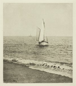 En Suffolk Shrimper "Coming Ashore" af Peter Henry Emerson