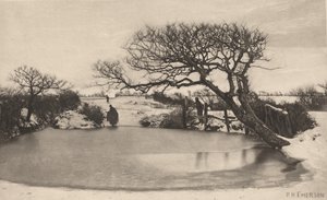 En vintermorgen,1887 (foto) af Peter Henry Emerson