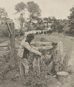 På Grindstone--A Suffolk Farmyard af Peter Henry Emerson
