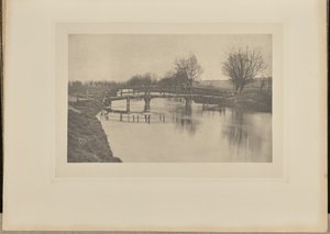 Gangbro i nærheden af Cheshunt af Peter Henry Emerson