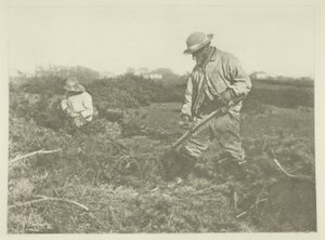 Furze-cutting på en Suffolk Common af Peter Henry Emerson