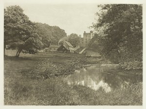 Haddon Hall og Homestead, fra floden af Peter Henry Emerson