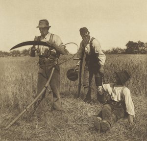 I Barley-høsten, Suffolk, 1888 (fotogravure)