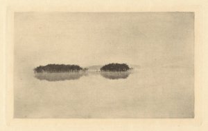 The Lone Lagoon, i eller før 1895. af Peter Henry Emerson