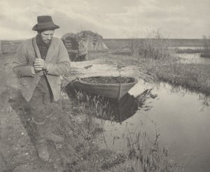 Bugsering af Reed,1886 (foto) af Peter Henry Emerson