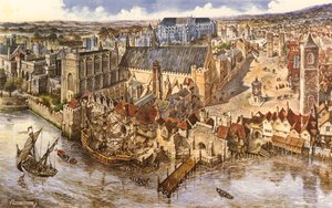 Fugleperspektiv af Westminster af Peter Jackson