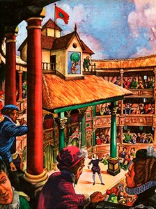 Shakespeare optræder i Globe Theatre af Peter Jackson