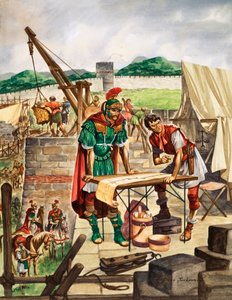 Kejser Hadrian kontrollerer arbejdet af Peter Jackson