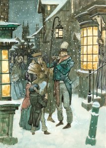 Victoriansk julescene af Peter Jackson