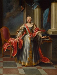 Portræt af Maria Anna Sophia af Sachsen 1728-1797, kurfyrste af Bayern.