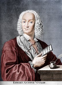 Antonio Vivaldi, italiensk barokkomponist, katolsk præst og virtuos violinist, 1725