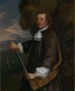 Flagmænd fra Lowestoft: Viceadmiral Sir Christopher Myngs af Peter Lely