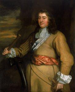 Portræt af George Monck (1608-1670), den første hertug af Albemarle. Olie på lærred af Peter Lely