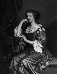 Portræt af Lady Elizabeth Wriothesley, hustru til den 11. jarl af Northumberland (olie på lærred) af Peter Lely