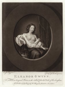 Portræt af Nell Gwyn af Peter Lely