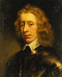 Portræt af en ung herre, menes at være hertugen af Richmond, bustelængde, iført rustning, ca. 1650 af Peter Lely
