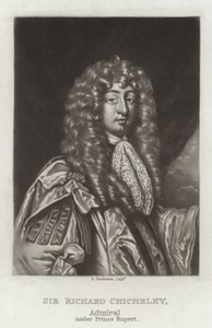 Sir Richard Chicheley af Peter Lely