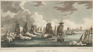 Battle of Erie, pub. 1816 af Peter Maverick