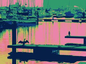 COURT-SHIP HARTLEPOOL, 2014, (digitalt forbedret foto) af Peter McClure