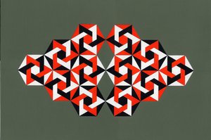 Hexagrammer, 2009 (akryl på lærred)